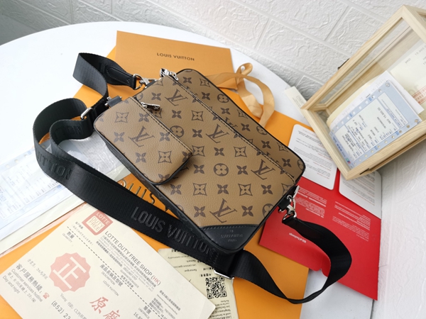 ルイヴィトンバッグ背面デザイン